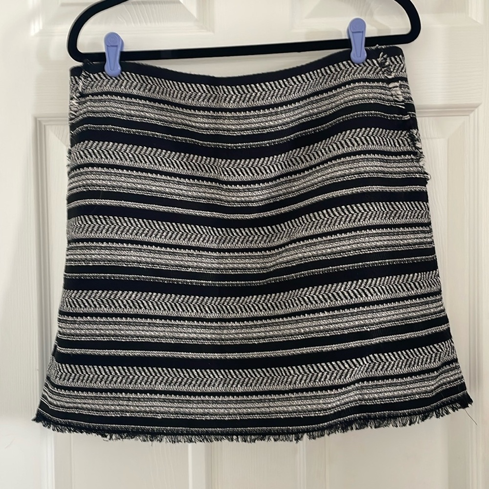 NWT Loft Fringed Mini Skirt